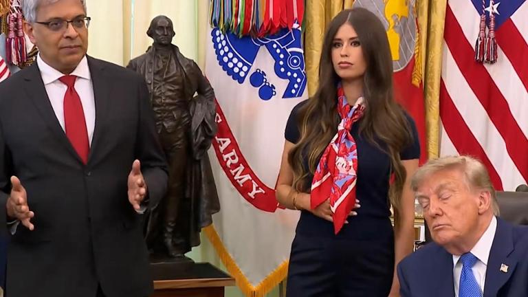 Päsident Trump schläft