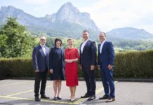 Regierungschefin Brigitte Haas als Festrednerin an der Bundesfeier in Schwyz
