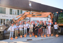 Spatenstich Gasthaus Löwen