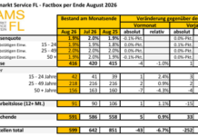 Die Lage auf dem Arbeitsmarkt im August 2026