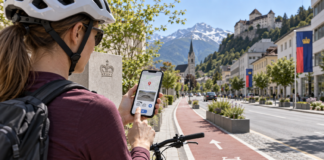 Einführung der Radplattform «Bikeable» für Liechtenstein
