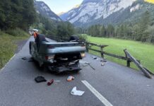 Tödlicher Selbstunfall eines 27jährigen
