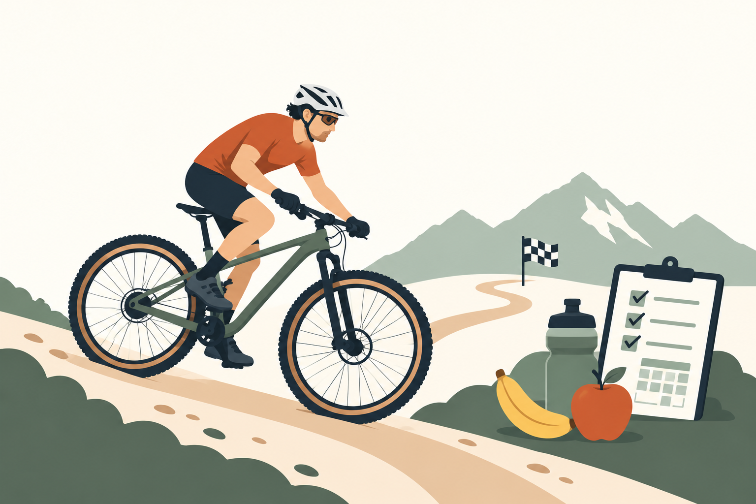 Mountainbike-Training, Ernährung und Rennvorbereitung
