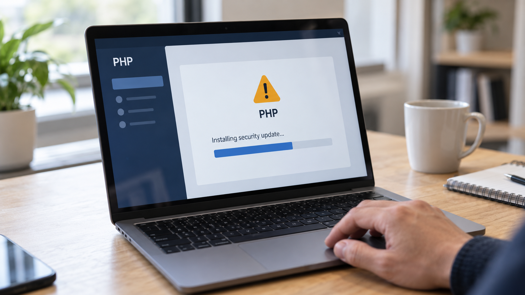 PHP-Sicherheitsupdate am Büro-Laptop