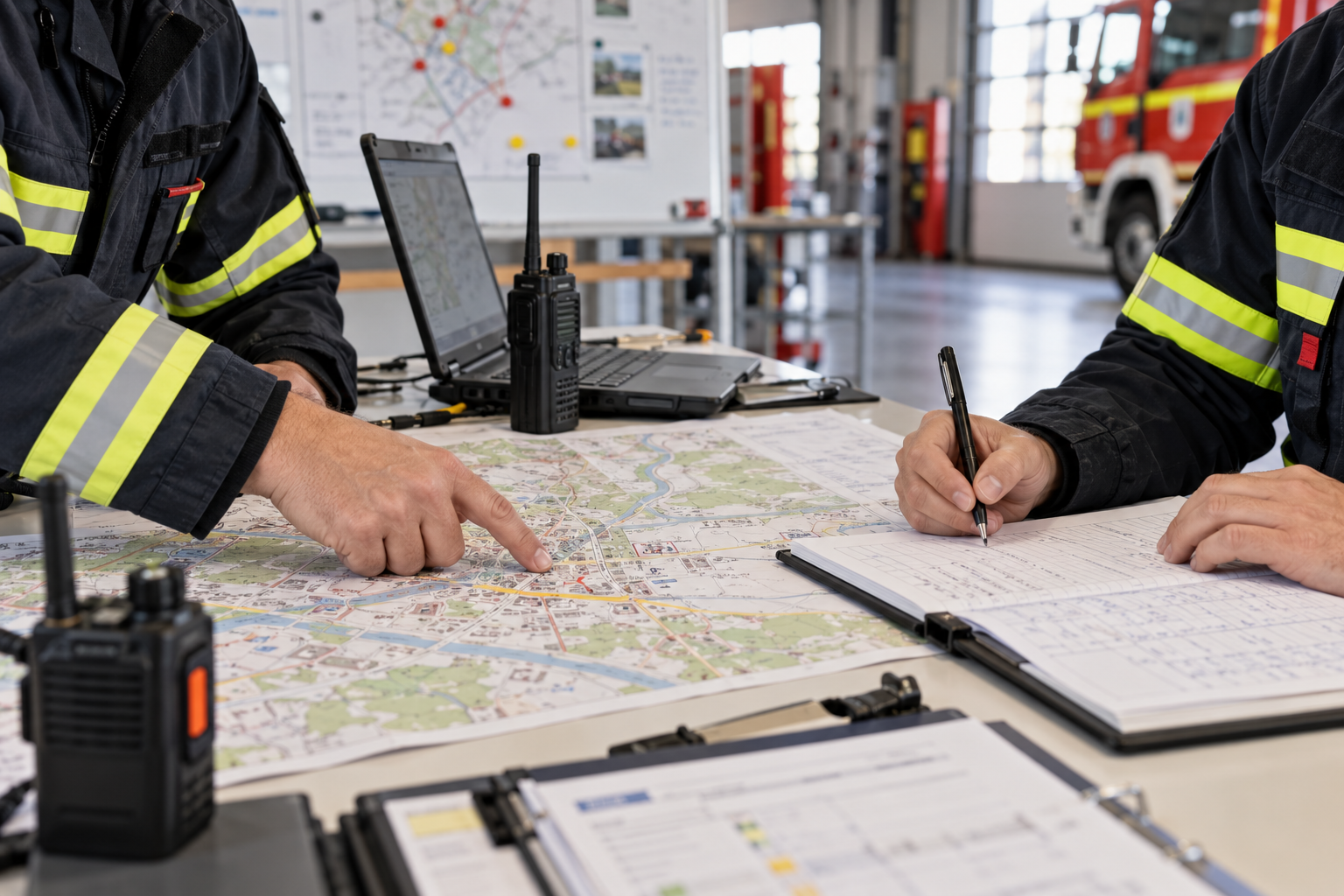 Planung und Kommunikation im Feuerwehr-Führungskurs