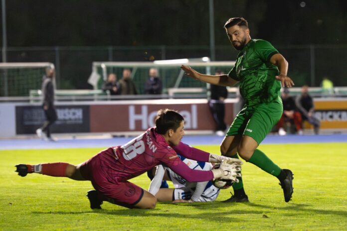 Strunk, Torhüter 2.Liga FC Schaan, Cup-Niederlage gegen Ruggell I 1-4 am 17.9.2025